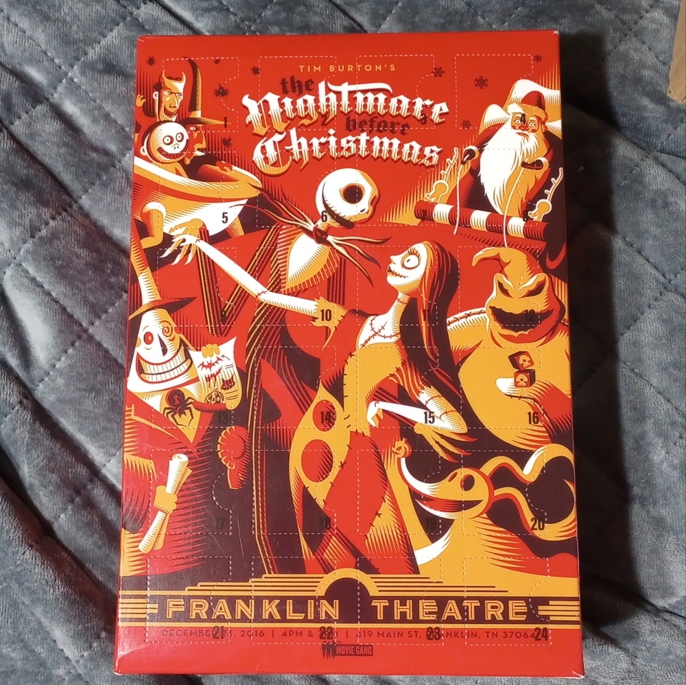 NIB Nightmare Before Christmas Advent Calendar Disney Jack Skellington Sally